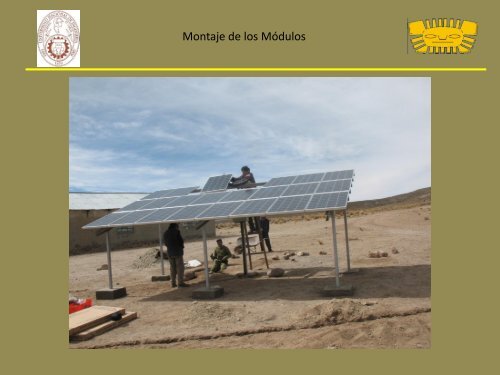 Usos productivos de la energía solar