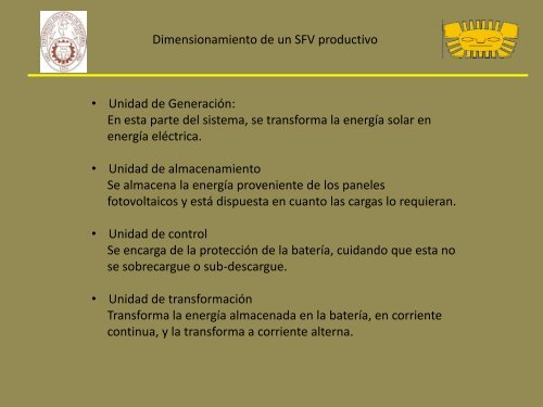 Usos productivos de la energía solar