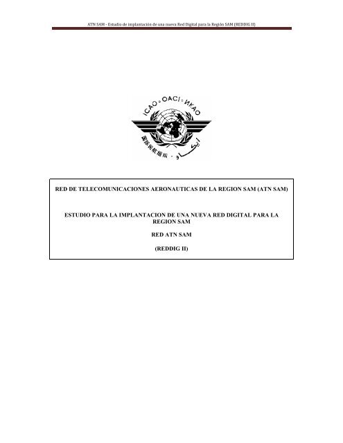 red de telecomunicaciones aeronauticas de la region sam - ICAO