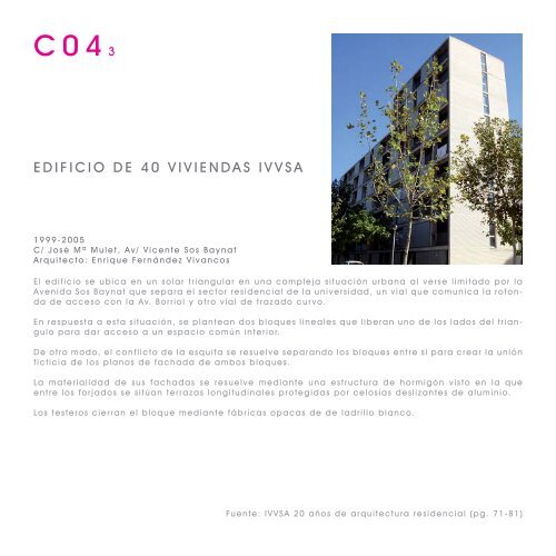 Arquitectura ContemporÃ¡nea de CastellÃ³n - Conselleria d'EducaciÃ³ ...