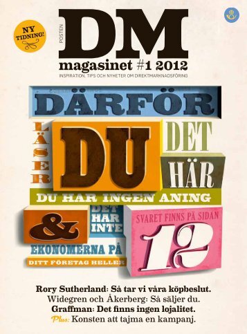 DM-magasinet #1 2012 - Posten