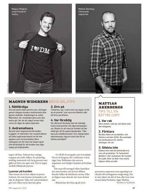DM-magasinet #1 2012 - Posten