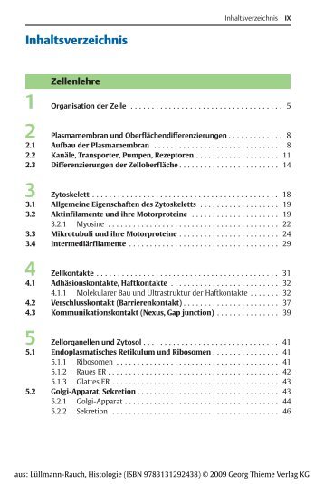 Thieme: Histologie