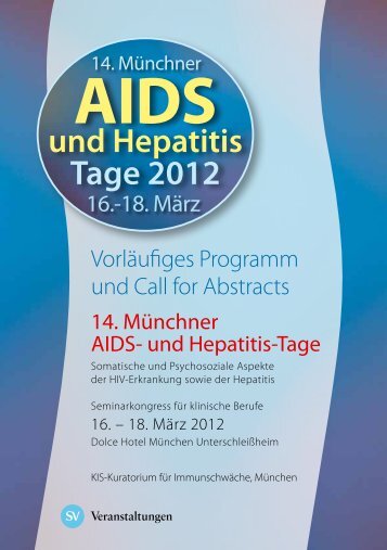 AIDS und Hepatitis Tage 2012 - Ihr kompetenter Veranstalter für ...