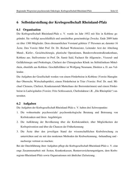 Psychosoziale Onkologie - Institut - Johannes Gutenberg-Universität ...