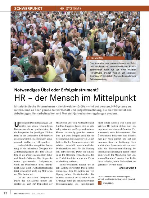 Midrange MAGAZIN September 2006