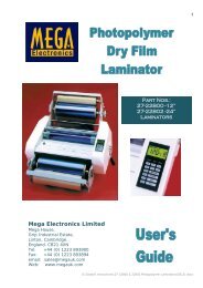 Data Sheet 27-22800 22802 Dry Film Roll ... - Mega Electronics