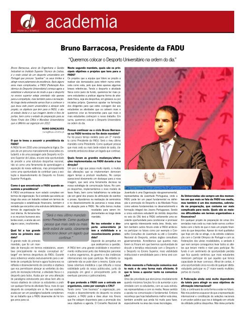 Bruno Barracosa, - UMdicas - Universidade do Minho