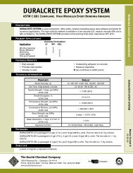duralcrete epoxy system - masco.net