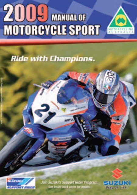 2009 Manual of Motorcycle Sport - Motorcycling Australia