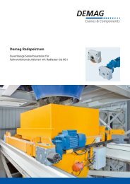 Demag Radspektrum - DEMAG Cranes & Components GmbH