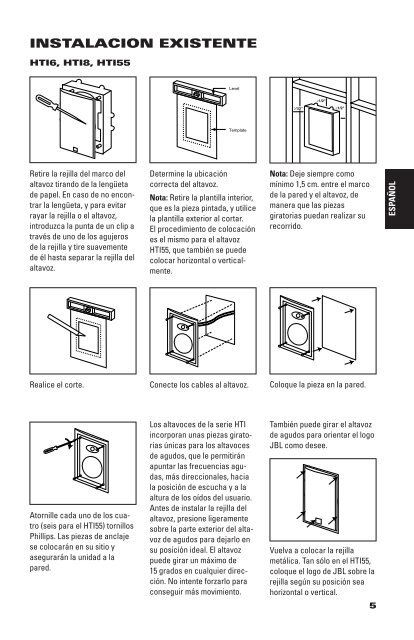 GUIA DEL PROPIETARIO - JBL