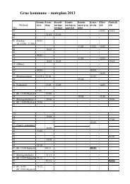 Moteplan 2013 - Grue kommune