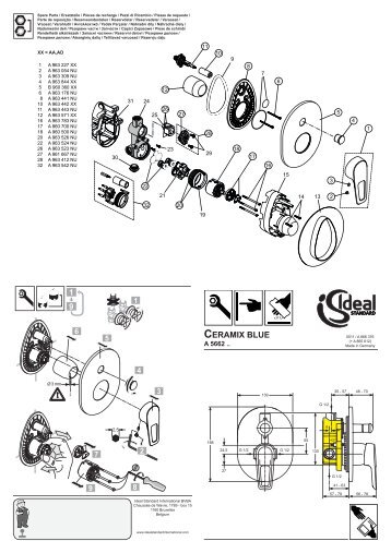 List of spare parts - Ideal Standard