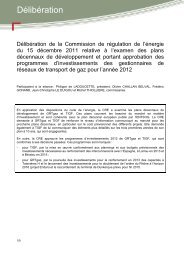 CRE - Décembre 2011 - Délibération de la CRE du 8 décembre ...