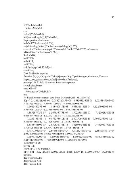 analysis of water injection into high-temperature mixture of ...