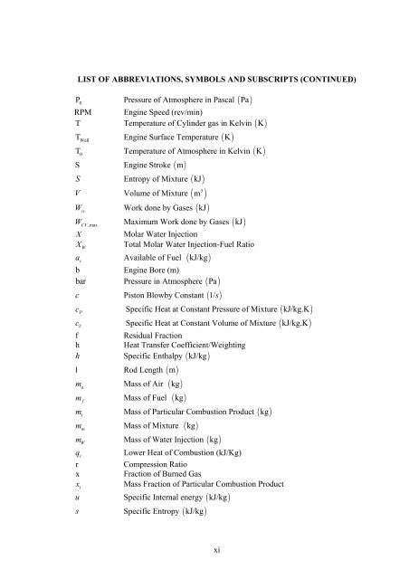 analysis of water injection into high-temperature mixture of ...