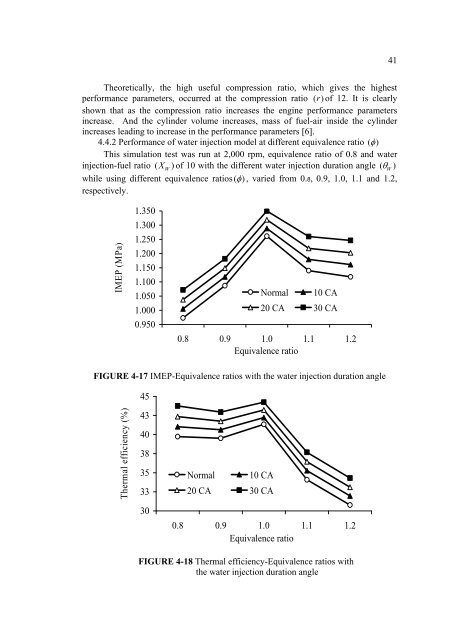 analysis of water injection into high-temperature mixture of ...