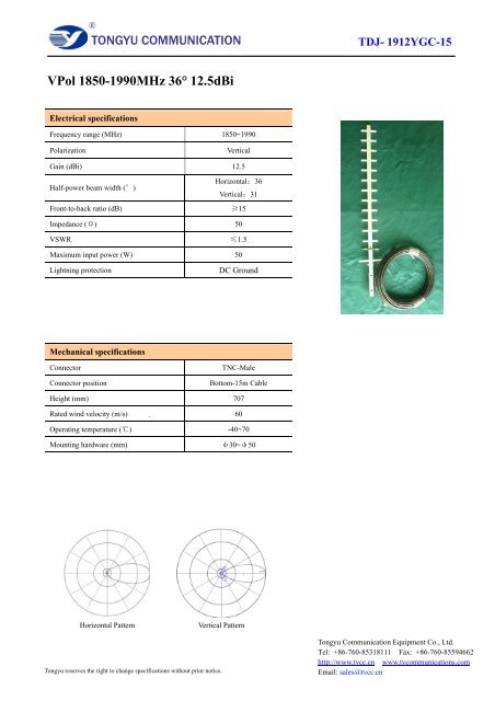 Yagi antennas