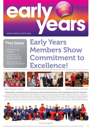 Issue Twenty - Sept 2011 - Early Years