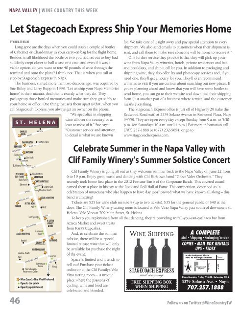 Download as a PDF - Wine Country This Week