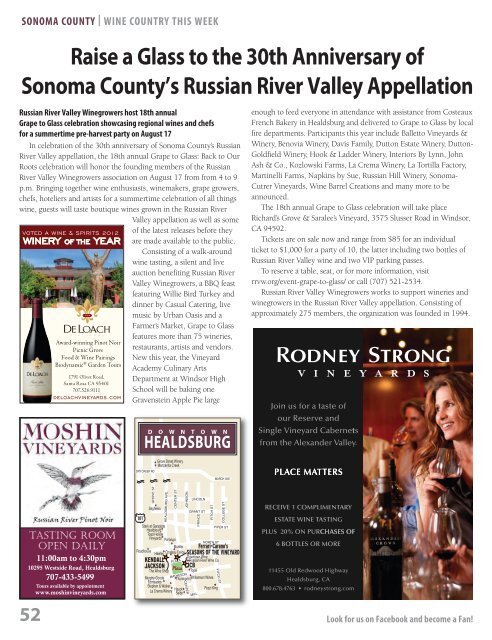 Download as a PDF - Wine Country This Week