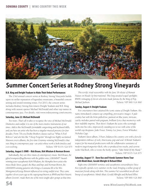 Download as a PDF - Wine Country This Week