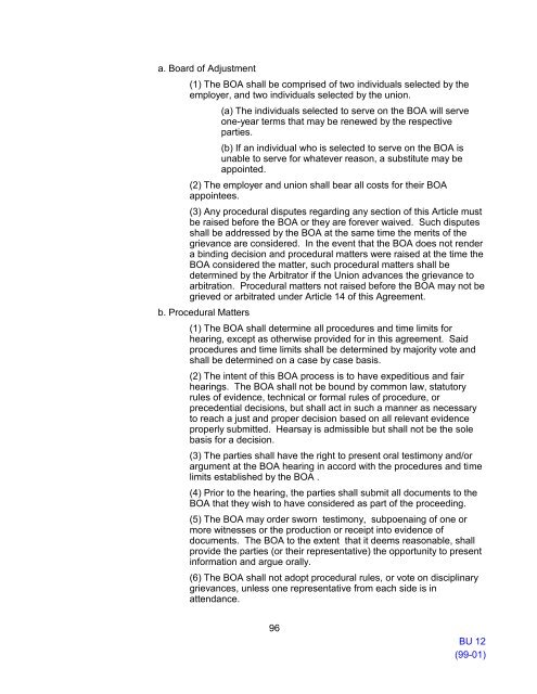 Memorandum of Understanding with Unit 12 - Dpa - State of California