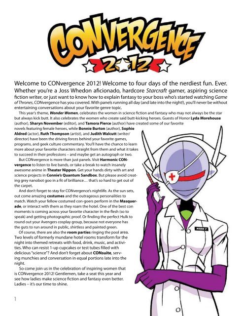 2012 Souvenir Program Book (PDF) - Convergence