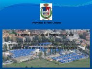 Aree emergenza - Provincia di Forlì-Cesena