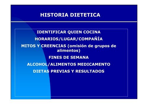 valoracion del estado nutricional: identificacion de riesgo nutricional ...