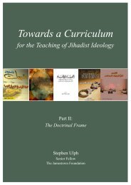 Towards a Curriculum for the Teaching of Jihadist Ideology