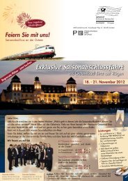 Feiern Sie mit uns! - AKE Eisenbahntouristik