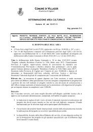 Determinazione AC 45/2013 - Comune di Villasor