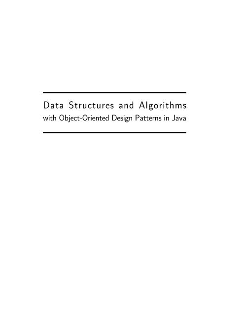 Data Structures and Algorithms - Website of Bruno R. Preiss
