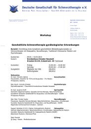 Kurs - Schmerztherapie in der Gynäkologie DD 4-2010 - Natum