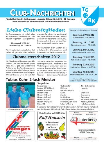 2012/2 - TC Rumeln-Kaldenhausen