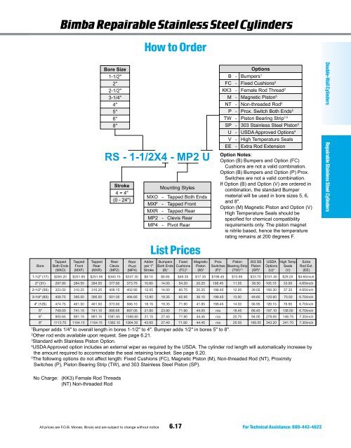 Double-Wall Cylinders/ Repairable Stainless Steel ... - PW Romex