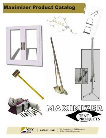 Maximizer Products Catalog - JBMabb