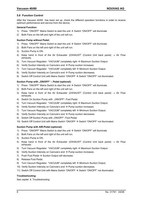 TABLE OF CONTENTS - Robbins Instruments, Inc.