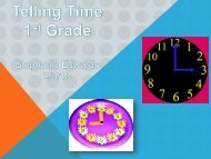 Telling Time Presentation