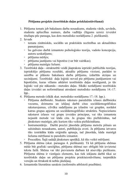 LU PPMF PSIHOLOÄ¢IJAS NODAÄ»A. Metodiskie norÄdÄ«jumi ...