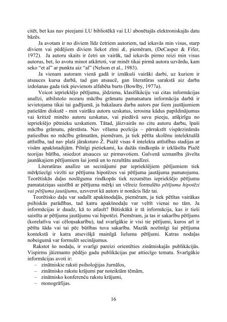 LU PPMF PSIHOLOÄ¢IJAS NODAÄ»A. Metodiskie norÄdÄ«jumi ...