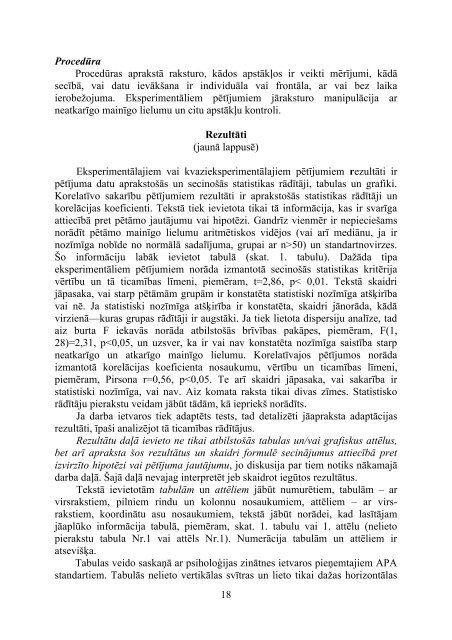LU PPMF PSIHOLOÄ¢IJAS NODAÄ»A. Metodiskie norÄdÄ«jumi ...