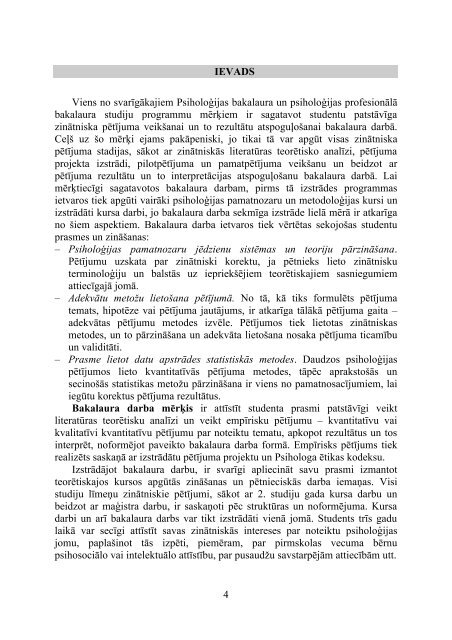 LU PPMF PSIHOLOÄ¢IJAS NODAÄ»A. Metodiskie norÄdÄ«jumi ...