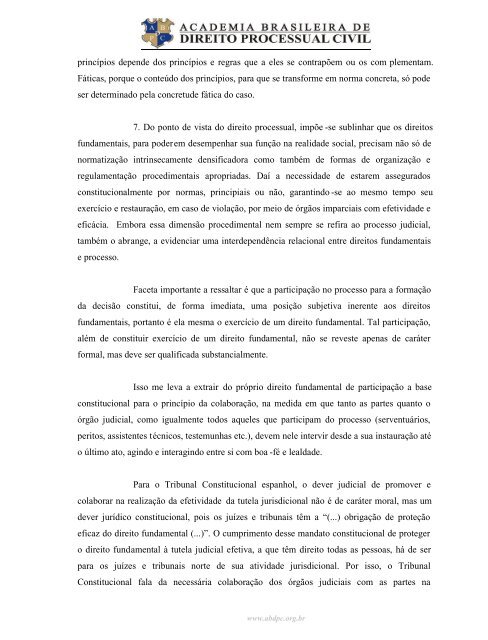 o processo civil na perspectiva dos direitos fundamentais