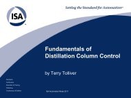 Fundamentals of Distillation Column Control - Control Global