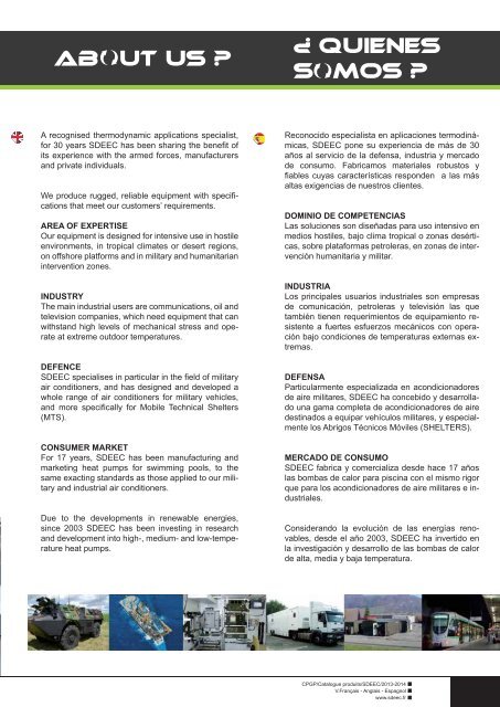 Téléchargez le catalogue SDEEC 2013/2014