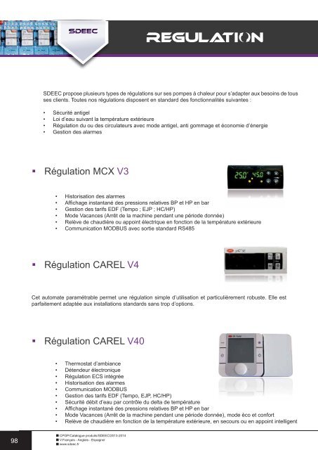 Téléchargez le catalogue SDEEC 2013/2014