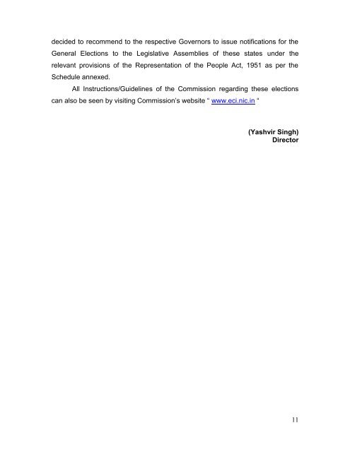 ELECTION COMMISSION OF INDIA - The Chief Electoral Officer ...